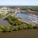 Some coal ash ponds at Dominion Energy’s Chesterfield Power Station in Chester, Virginia.